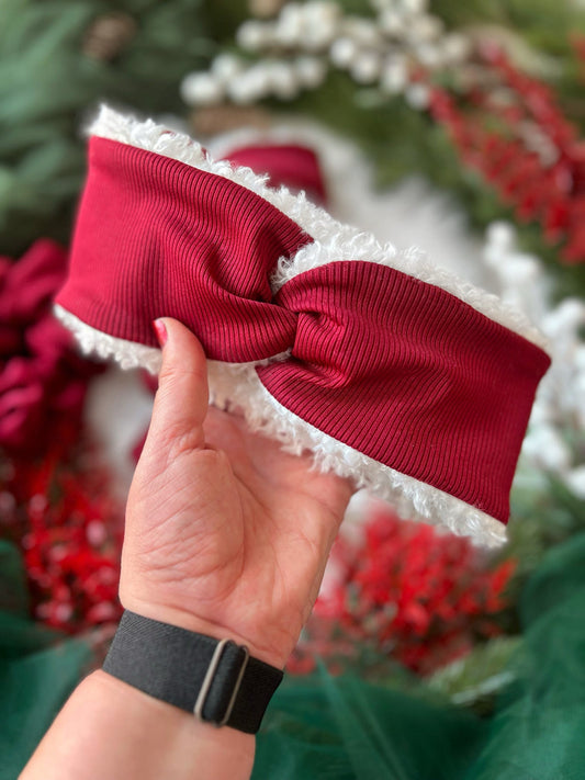 Custom Made | Mama Band - Festive Red Rib