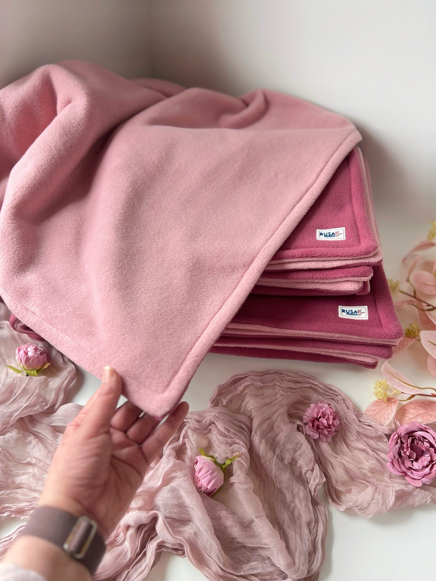 Ready To Ship | Blanket | Polar Fleece - Pink