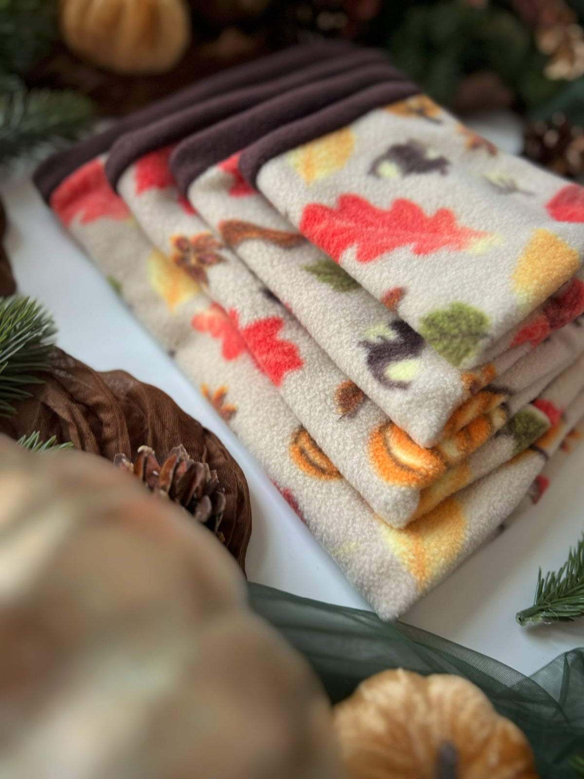 Ready To Ship | Snood - Autumn Pumpkin Print