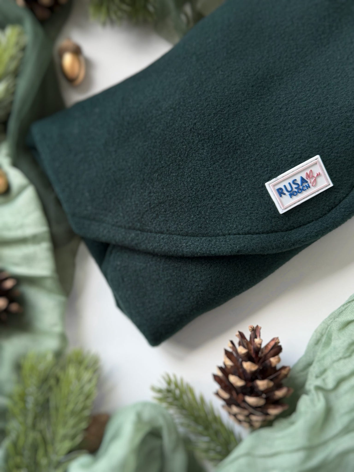 Ready To Ship | Polar Fleece | Two Legged - Bottle Green