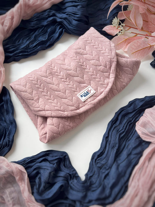 Custom Made | Cable Knit Jersey | Tankie - Light Pink