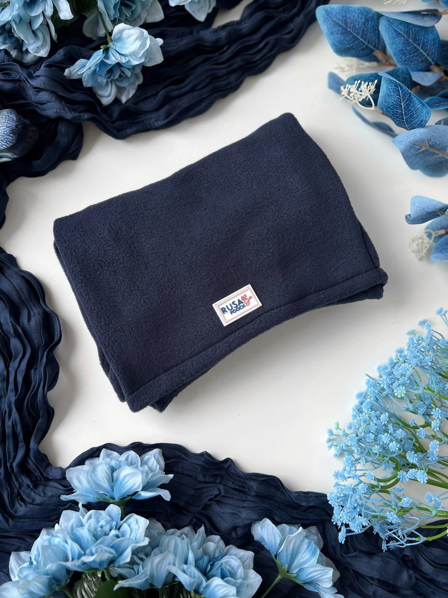 Ready To Ship | Polar Fleece | Four Legged - Denim