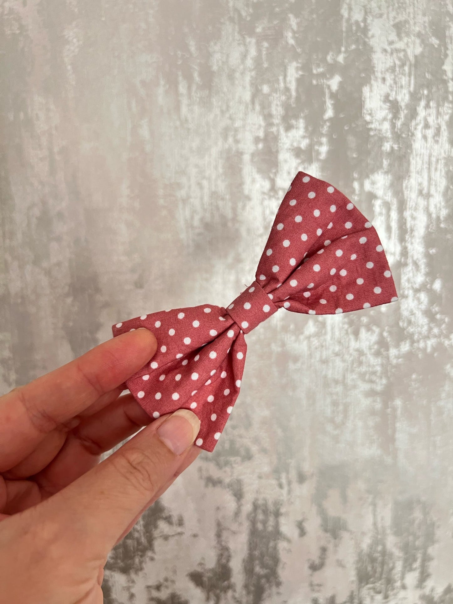 Fabric | Bowtie - Pink Polka Dot