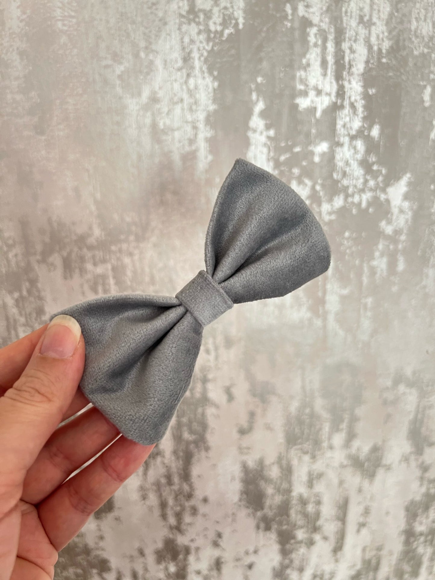 Fabric | Bowtie - Grey Velvet