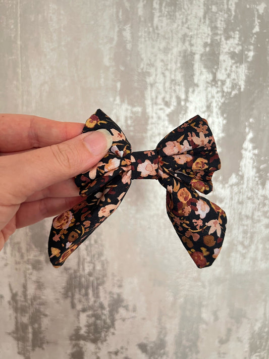 Fabric | Sailor Bow - Black Floral