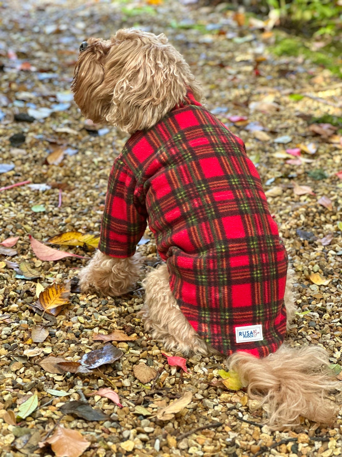 Custom Made | Polar Fleece | Two Legged - Christmas Tartan