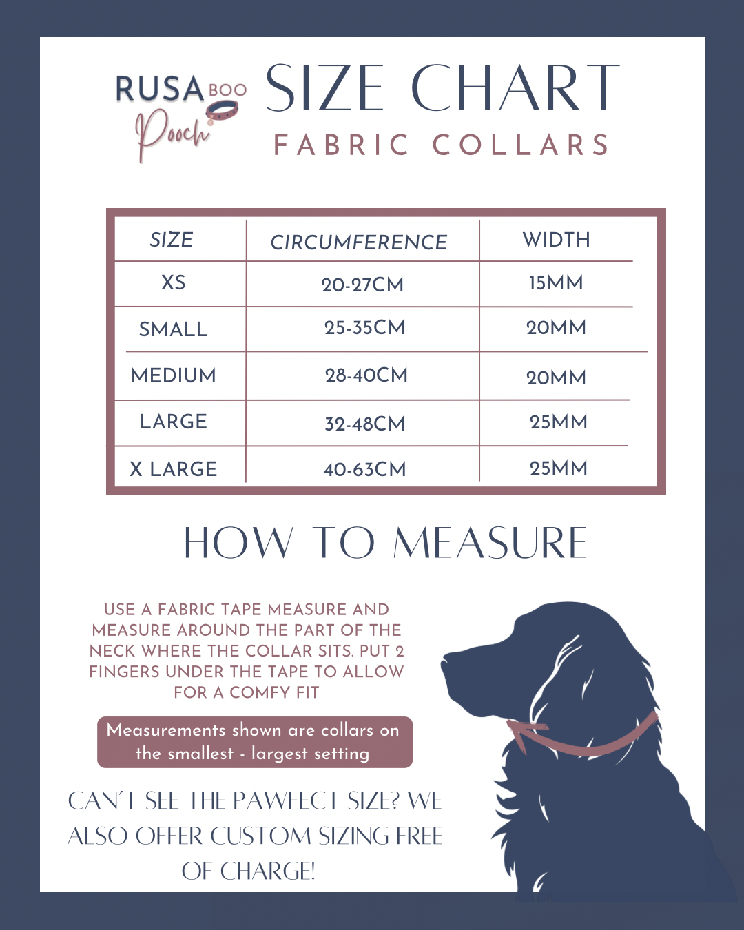 Collar - Made To Match | Collar | Fabric - Brown Houndstooth