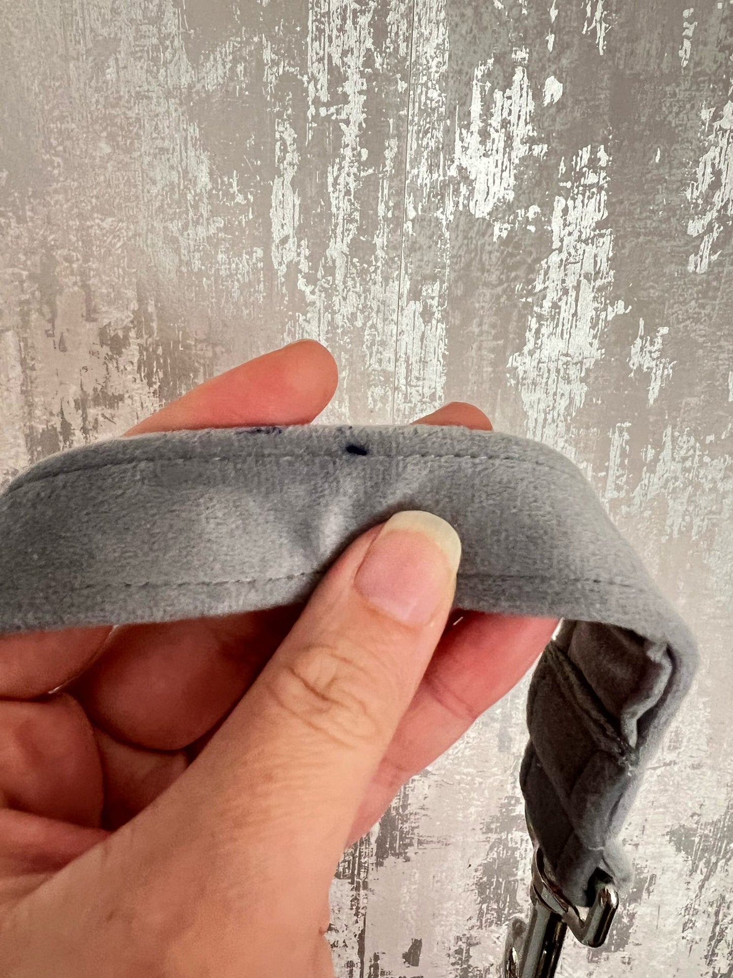 Seatbelt | Fabric - Grey Velvet