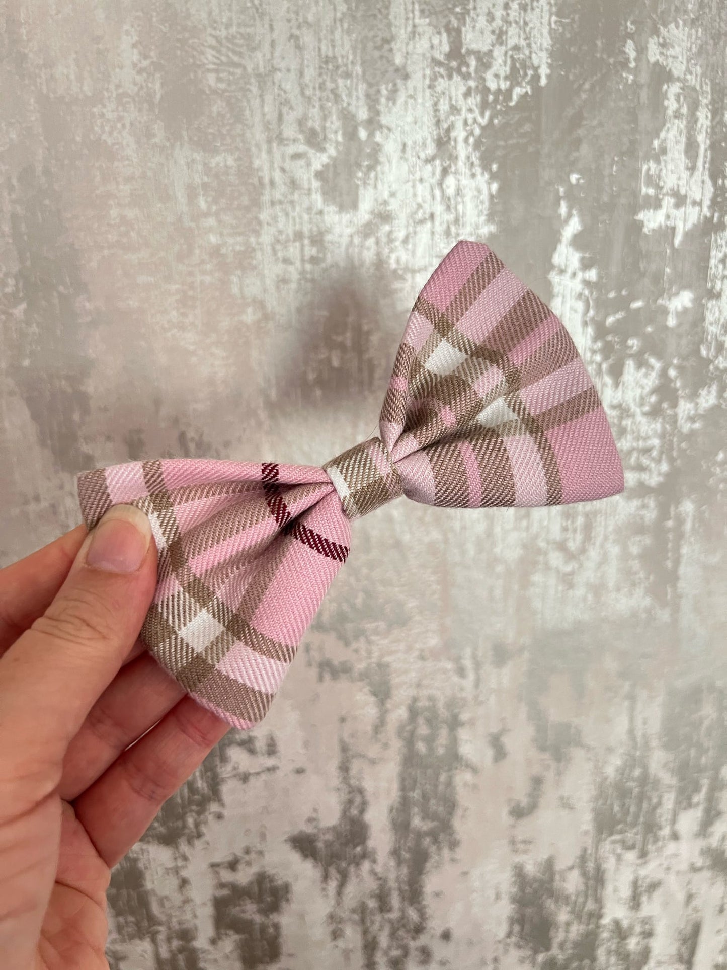 Fabric | Bowtie M - Pink Tartan