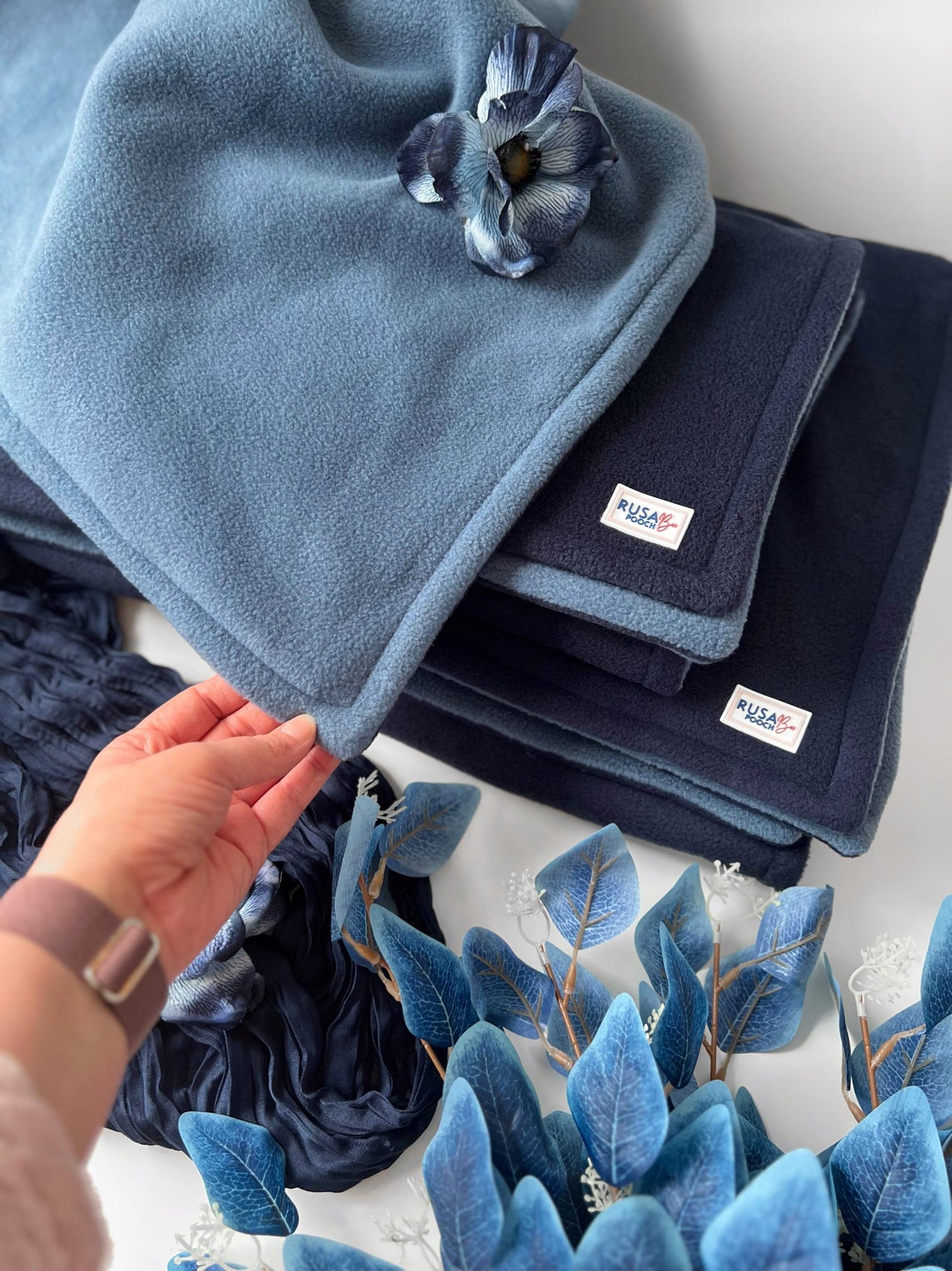 Ready To Ship | Blanket | Polar Fleece - Blue
