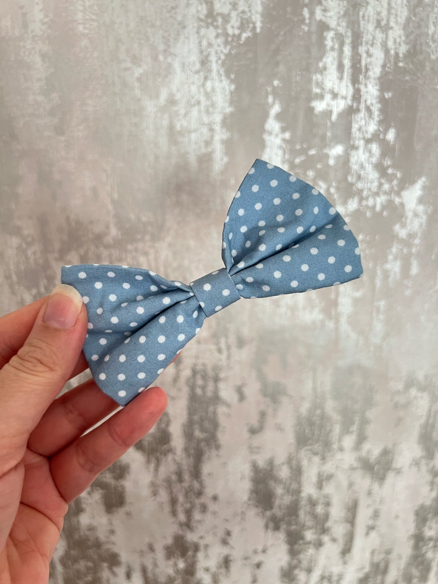 Fabric | Bowtie - Blue Polka Dot