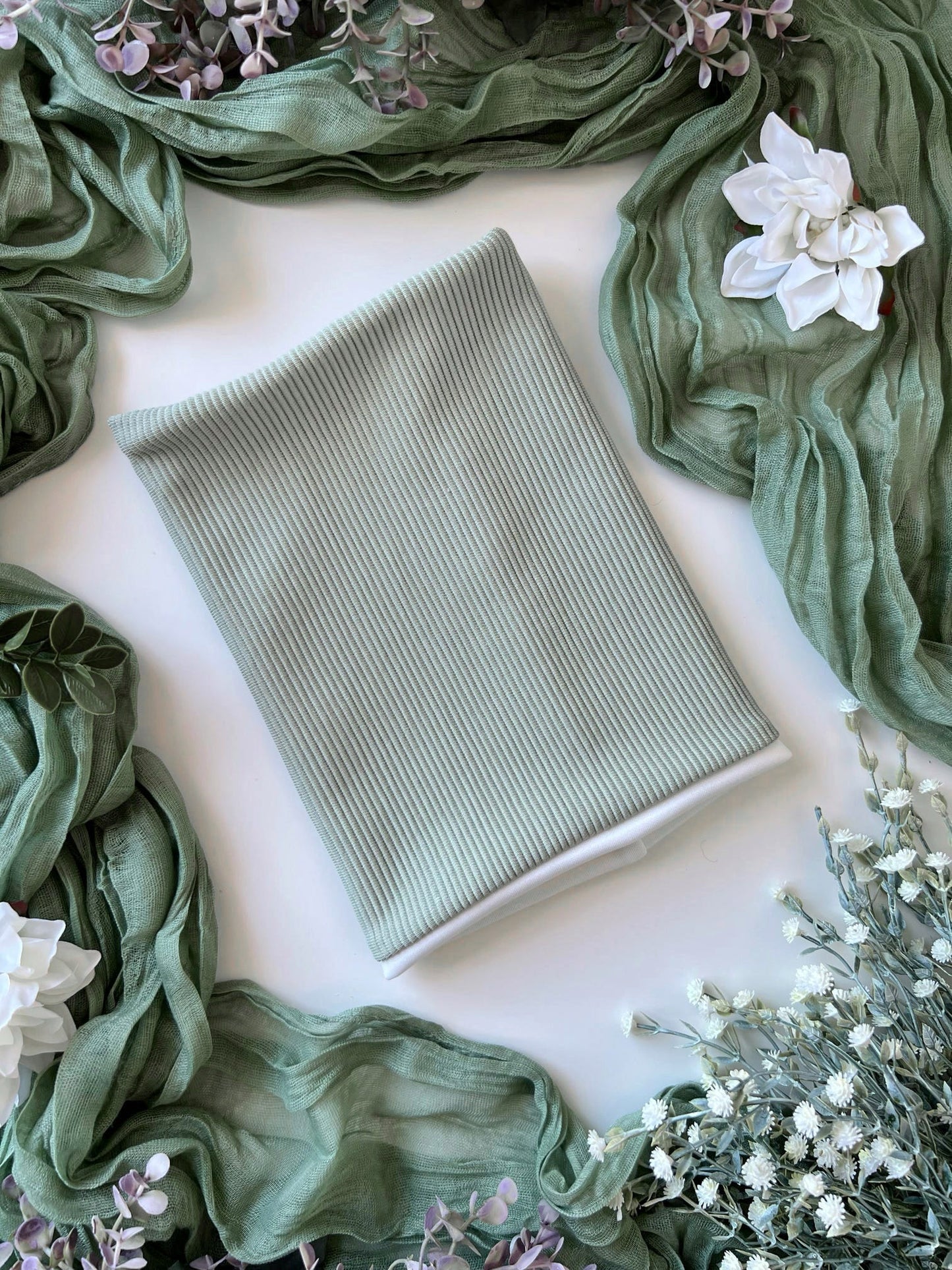 Custom Made | Food Snood - Pistachio Jersey Rib