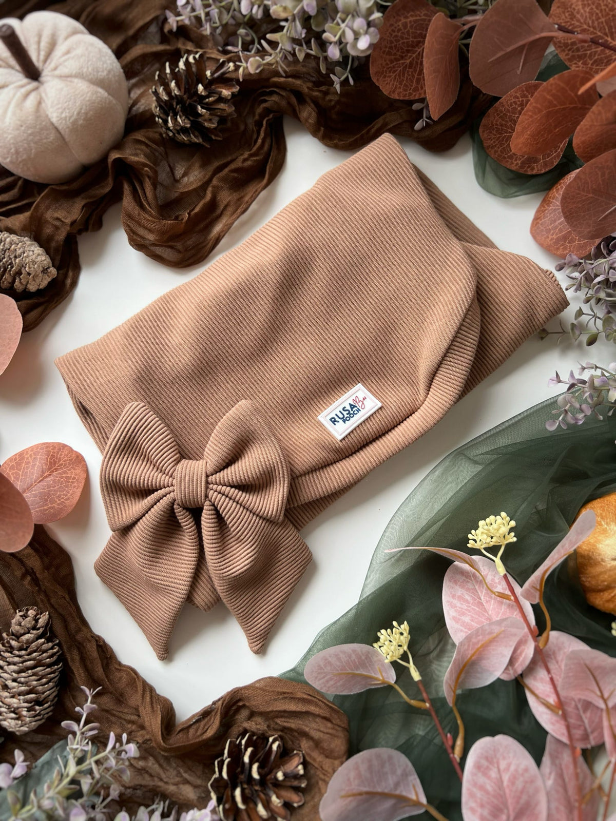 Ready To Ship | Sailor Bow - Cappuccino Jersey Rib