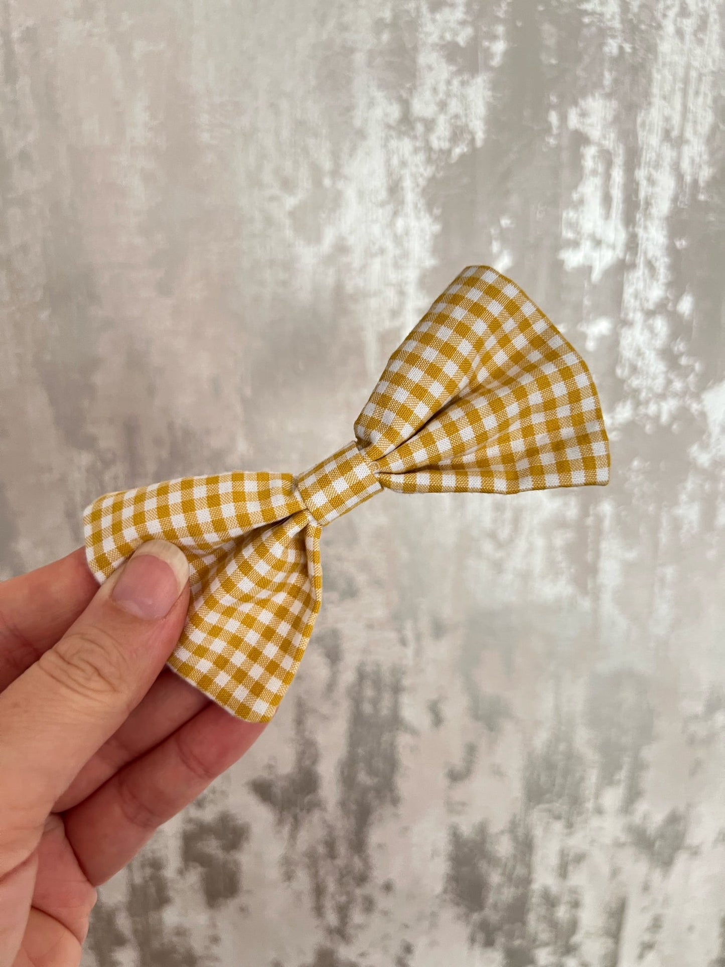 Fabric | Bowtie - Mustard Gingham