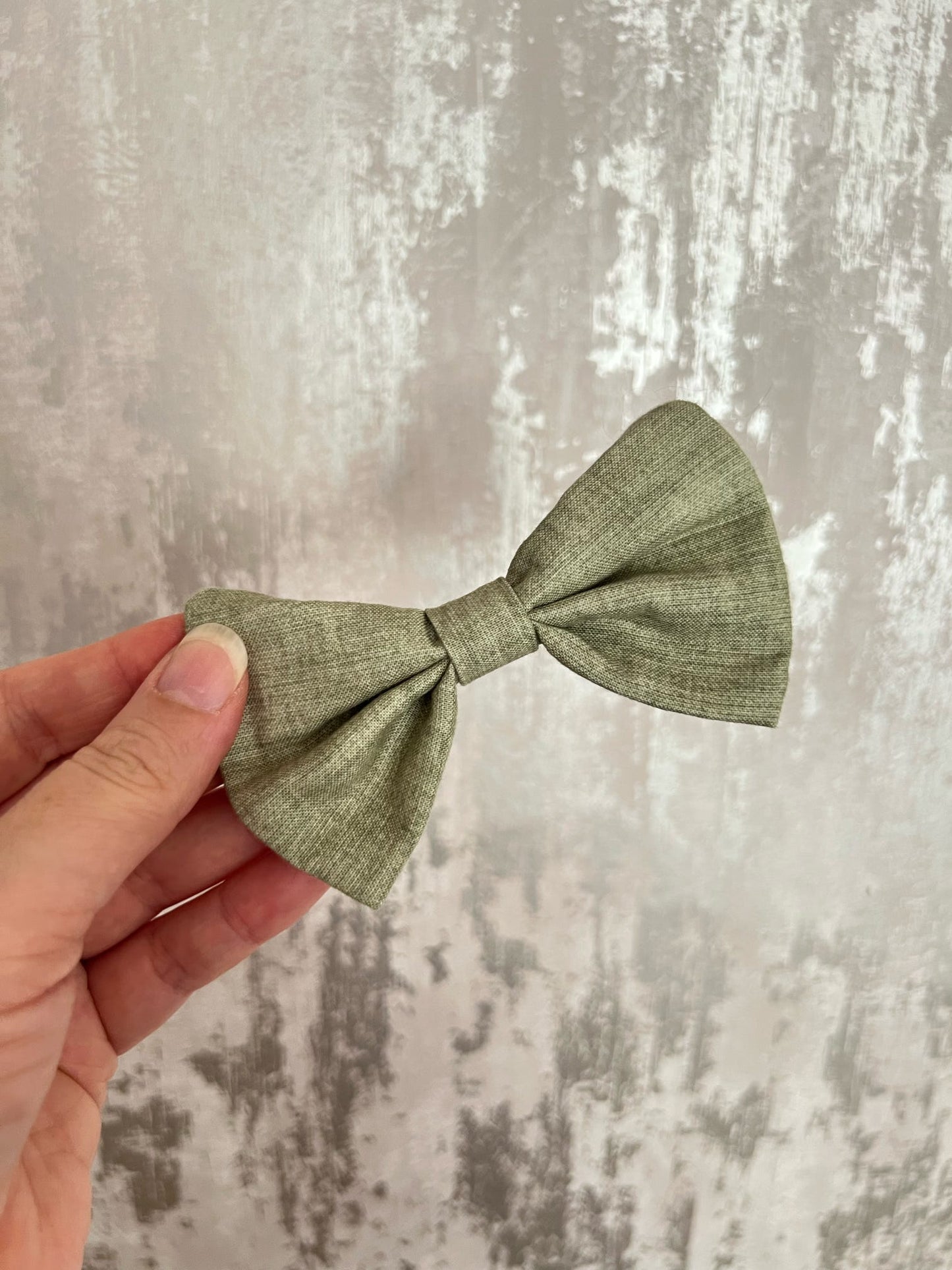 Fabric | Bowtie - Green Linen