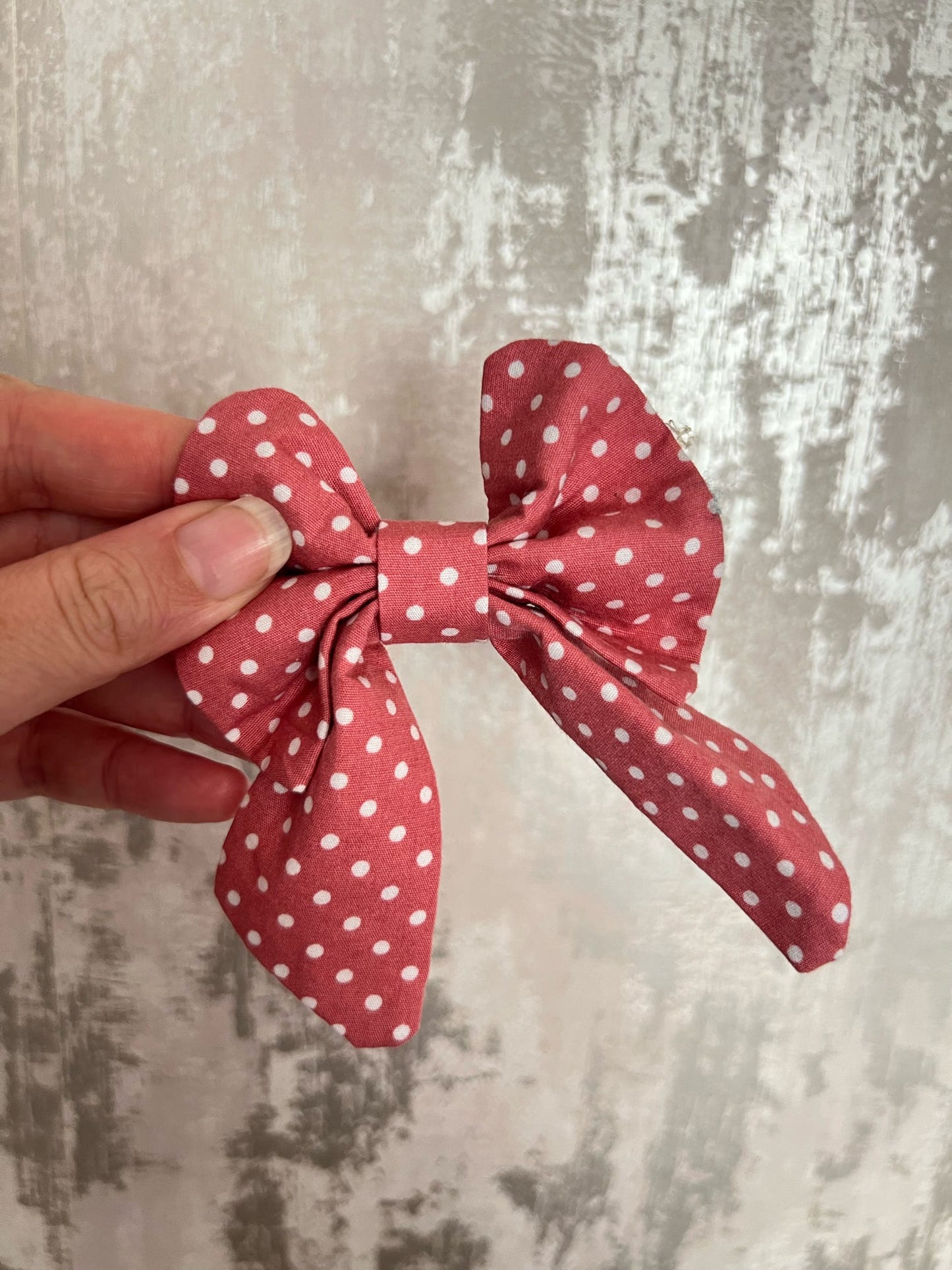Fabric | Sailor Bow - Pink Polka Dot