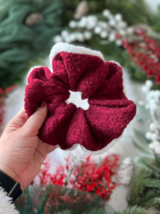 Custom Made | Scrunchie - Santa Paws Borg