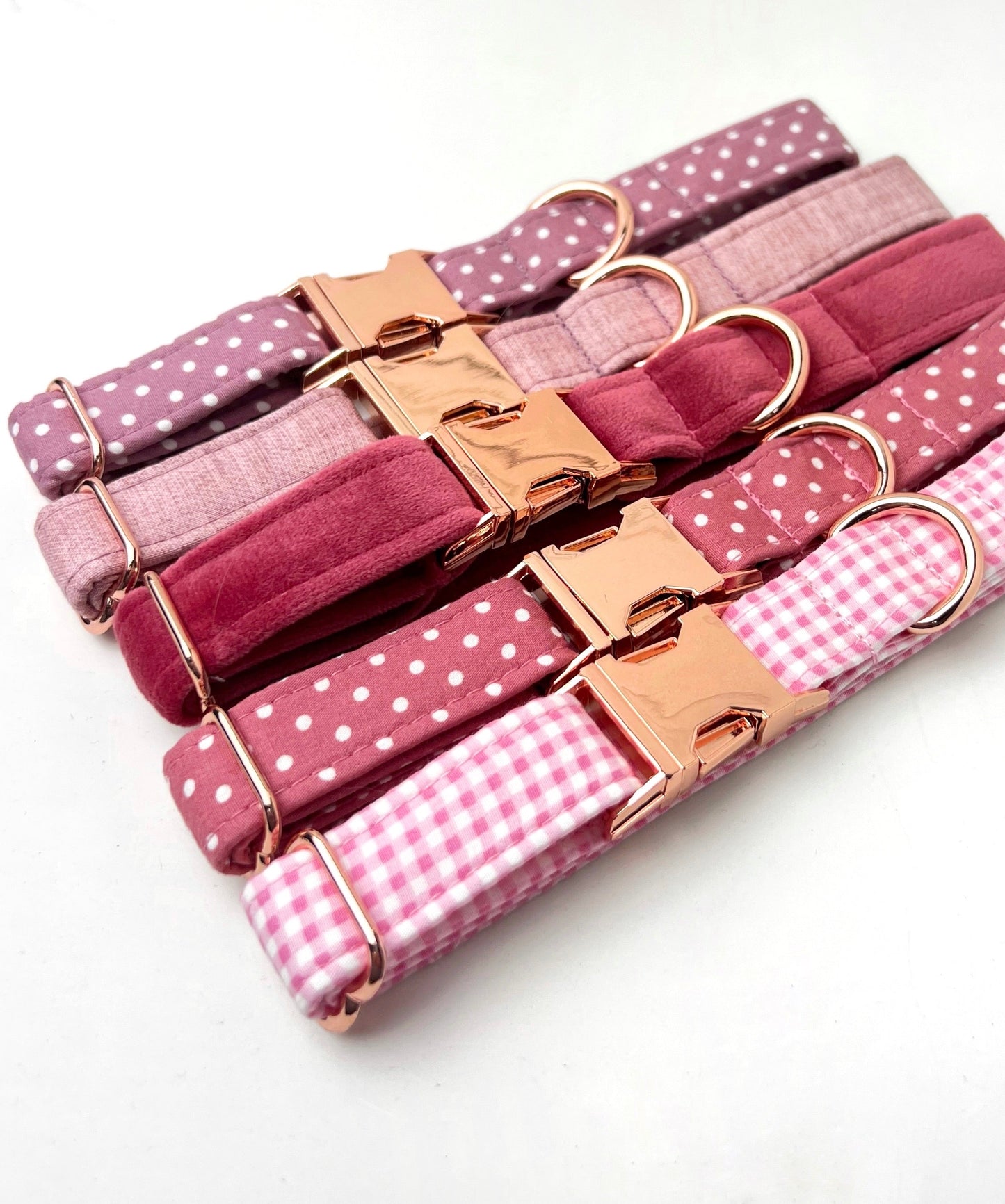 Collar | Fabric - Pink Gingham