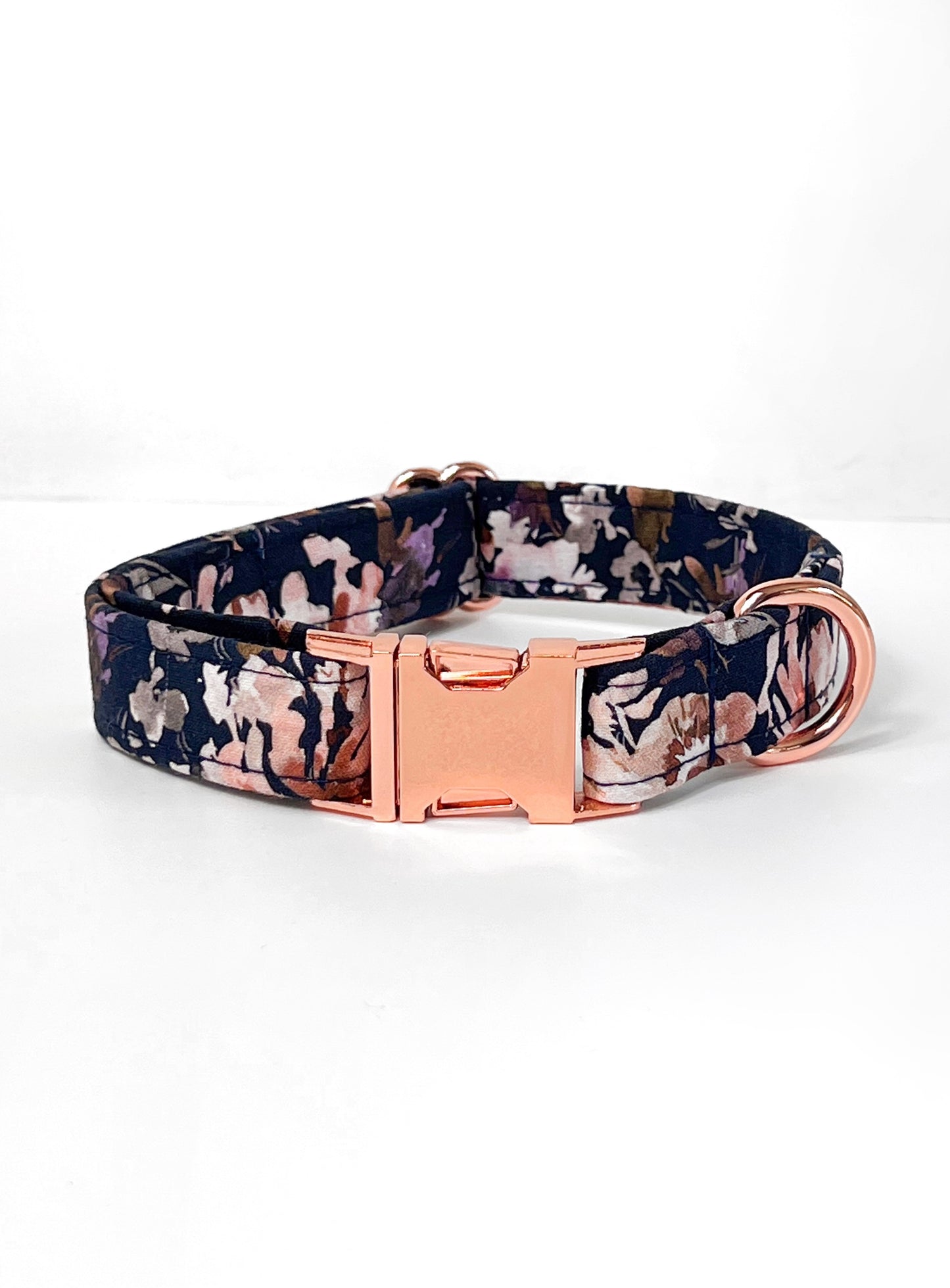 Collar | Fabric - Navy Autumn Blooms