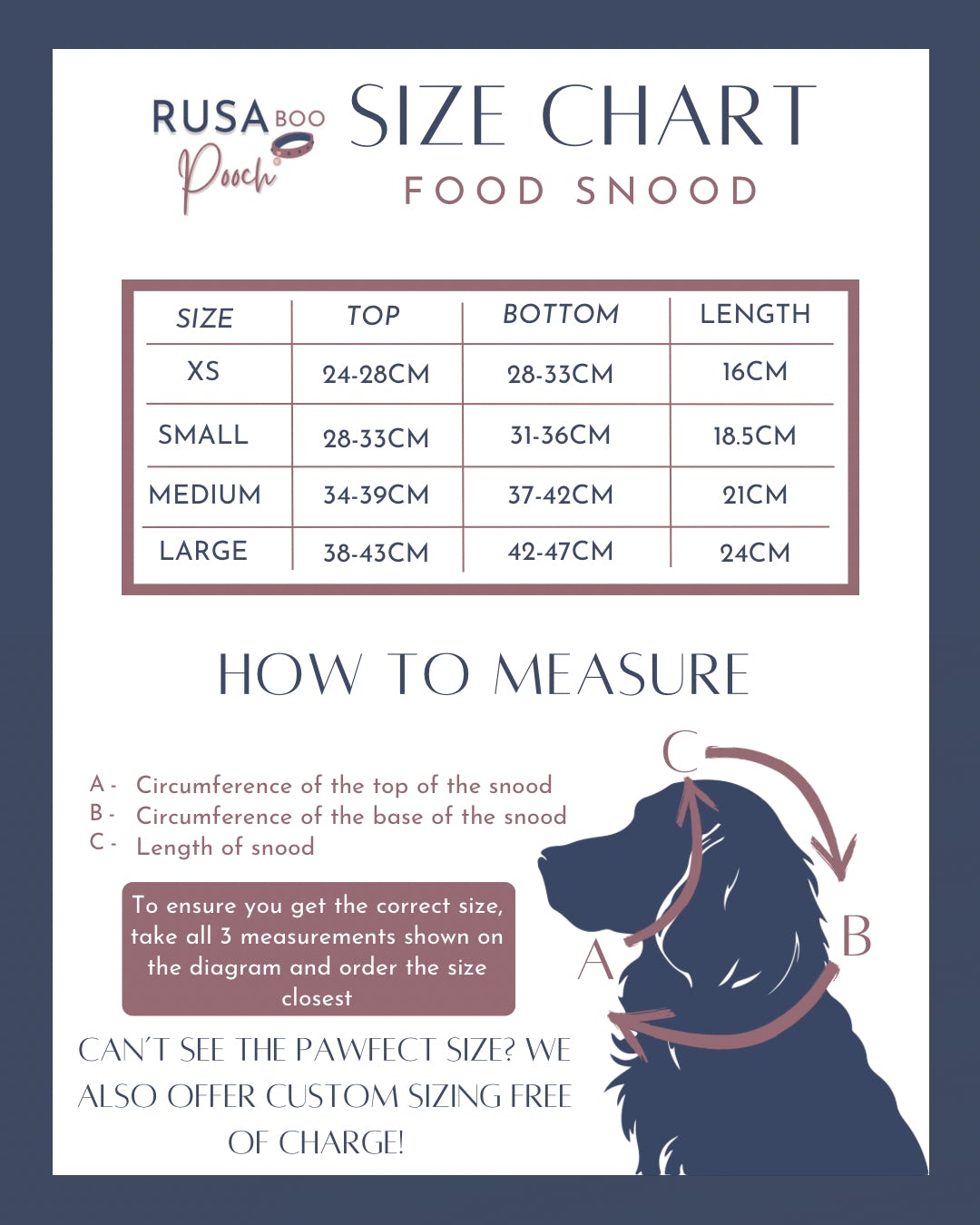 Custom Made | Food Snood - Over the Rainbow