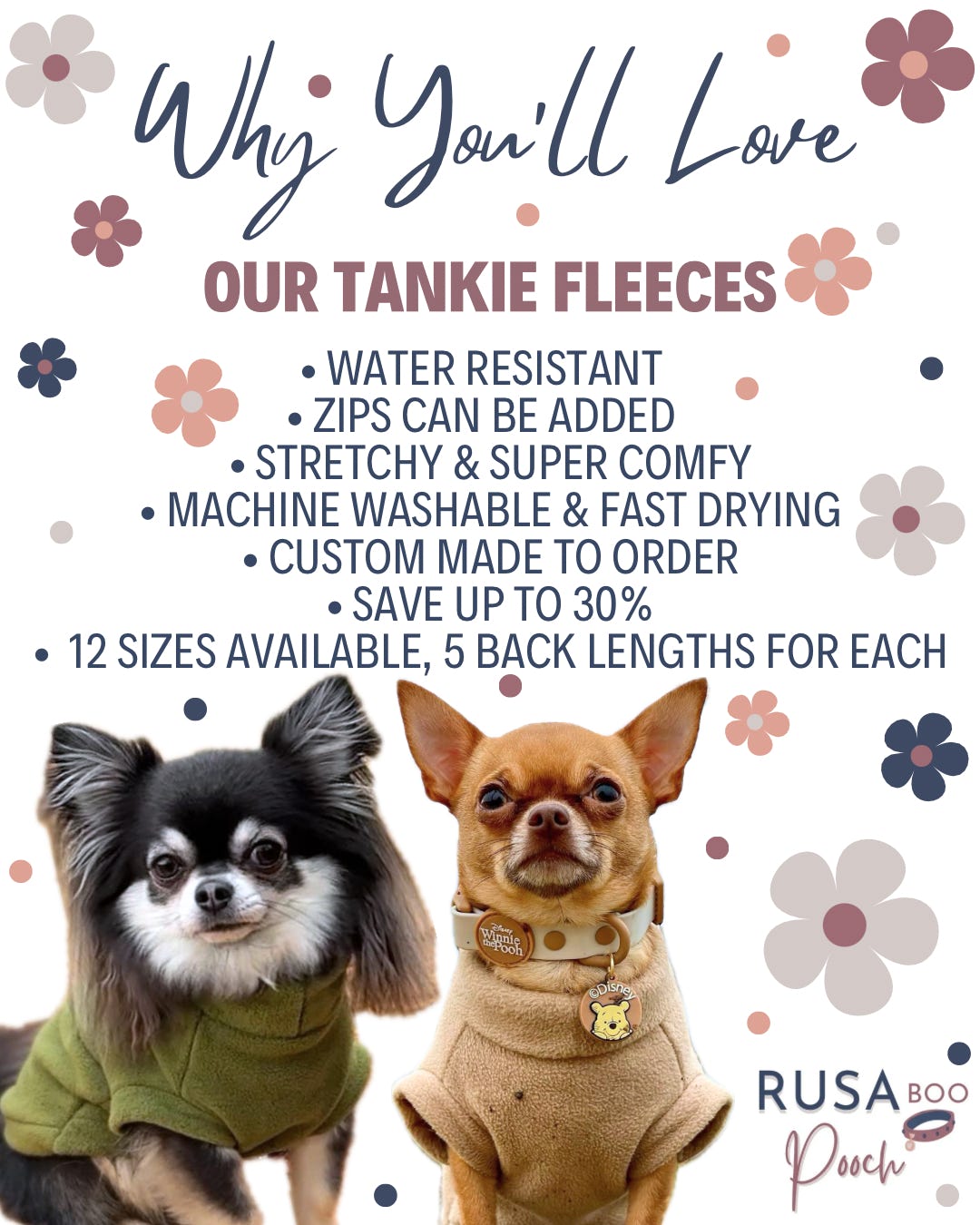 Benefits of our sleeveless dog fleeces