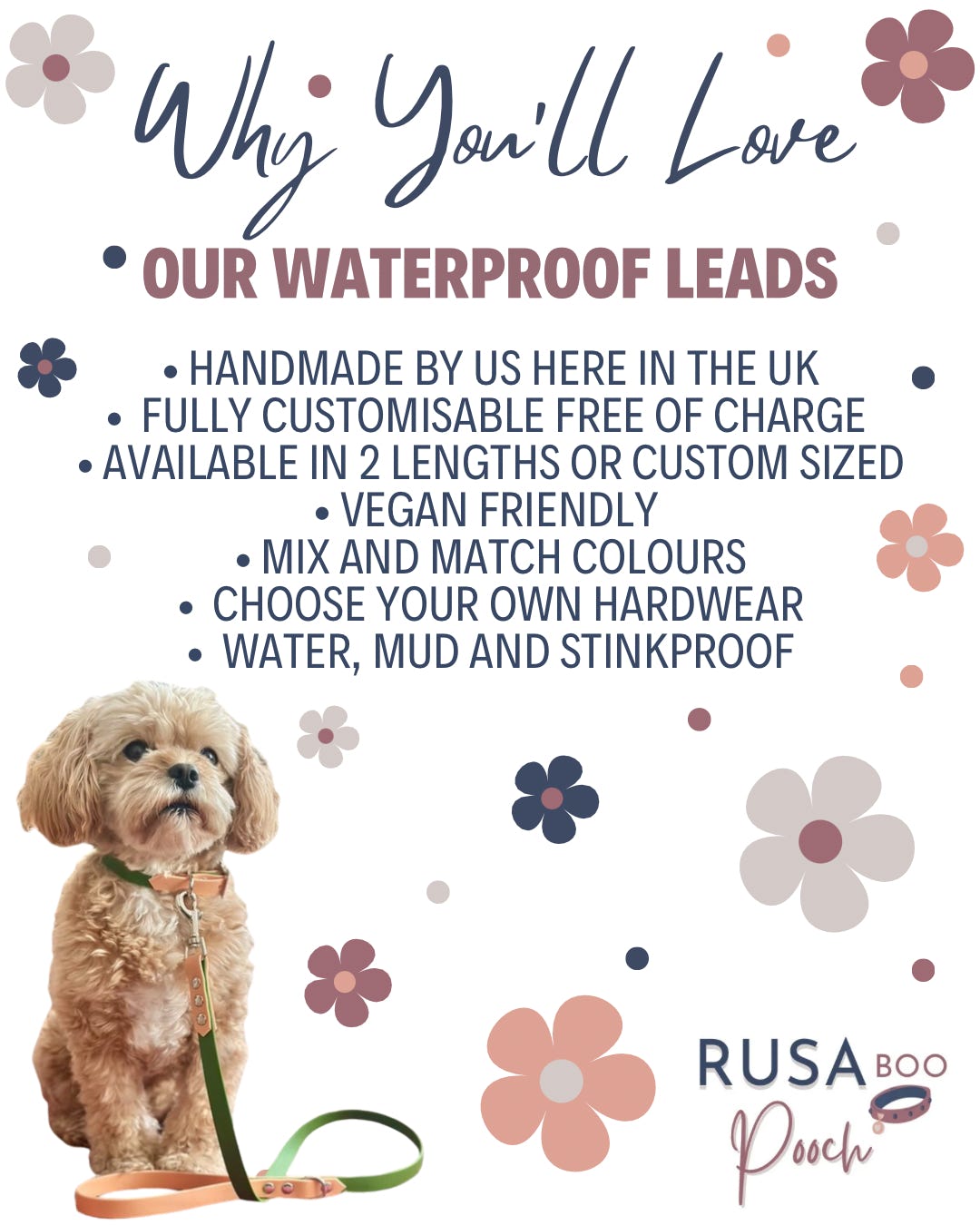 Benefits of a waterproof dog lead