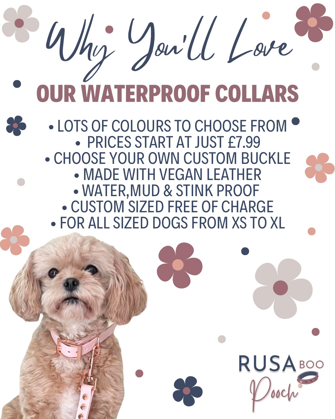 Benefits of a waterproof dog collar