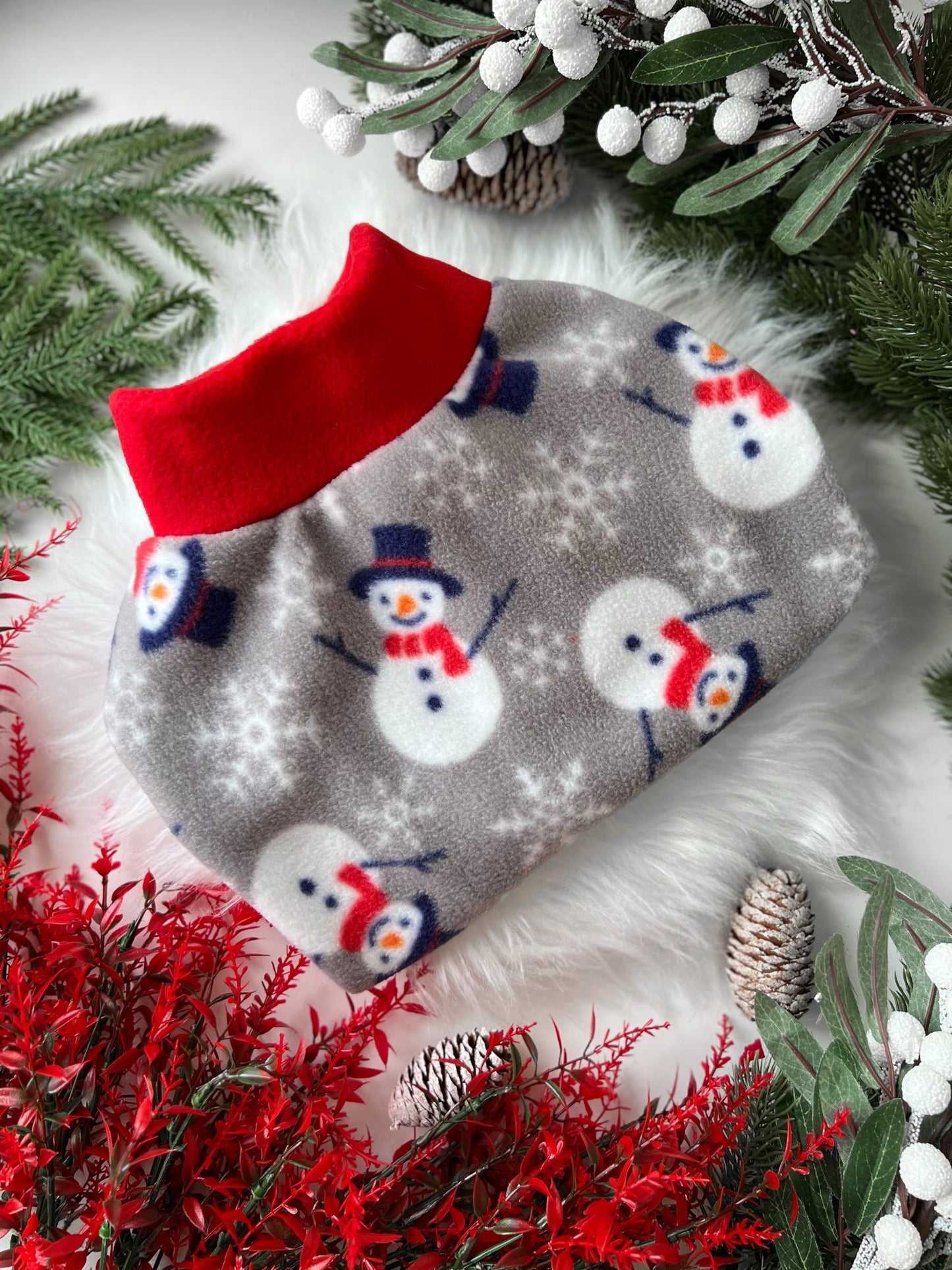 Custom Made | Polar Fleece | Four Legged - Jolly Snowman