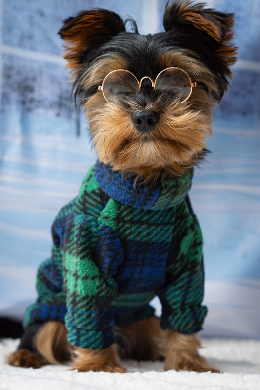 Custom Made | Polar Fleece | Two Legged - Emerald Pines Tartan