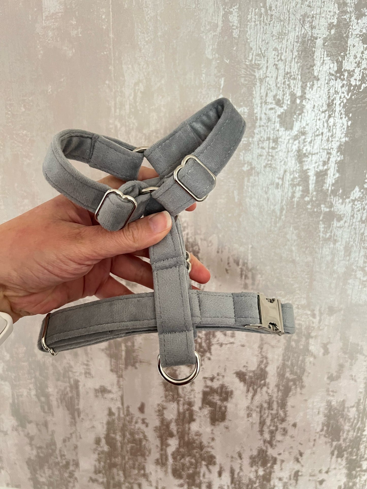 Harness | Fabric | Small - Grey Velvet