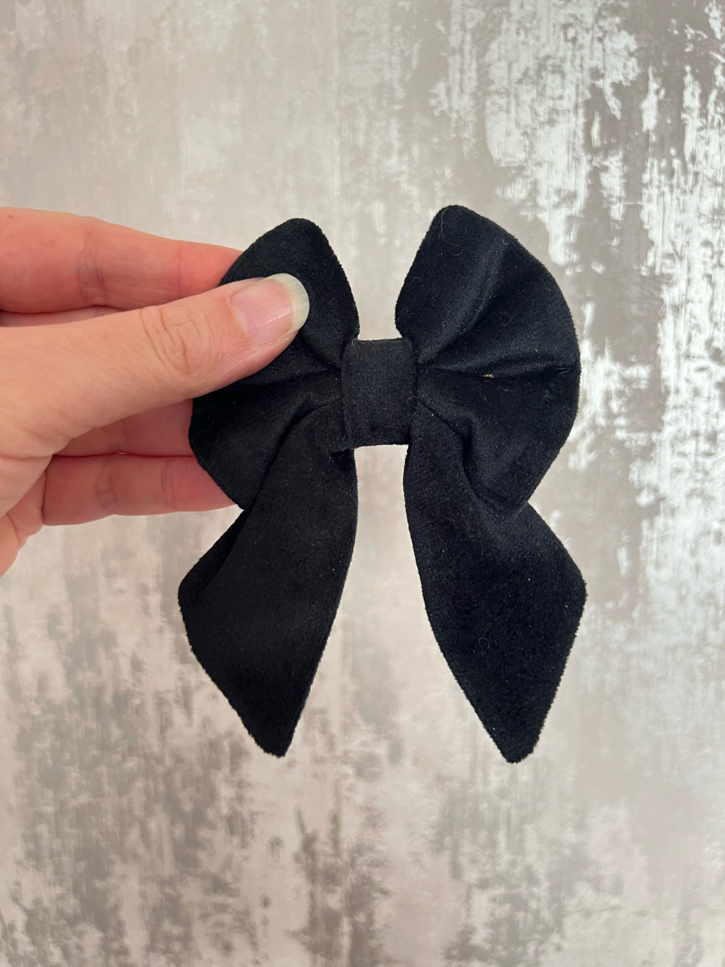Fabric | Sailor Bow - Black Velvet
