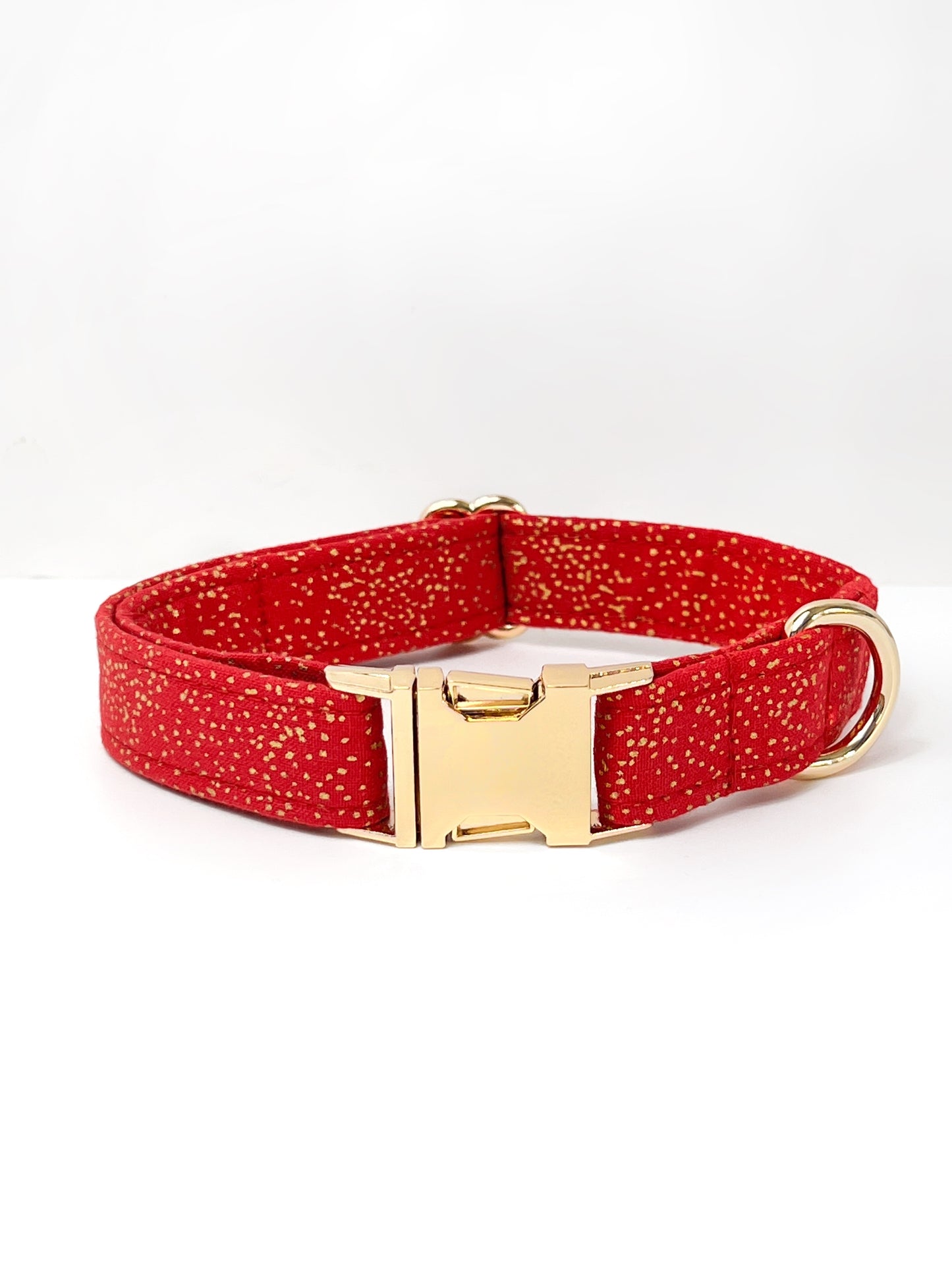 Collar | Fabric - Red Classic Christmas