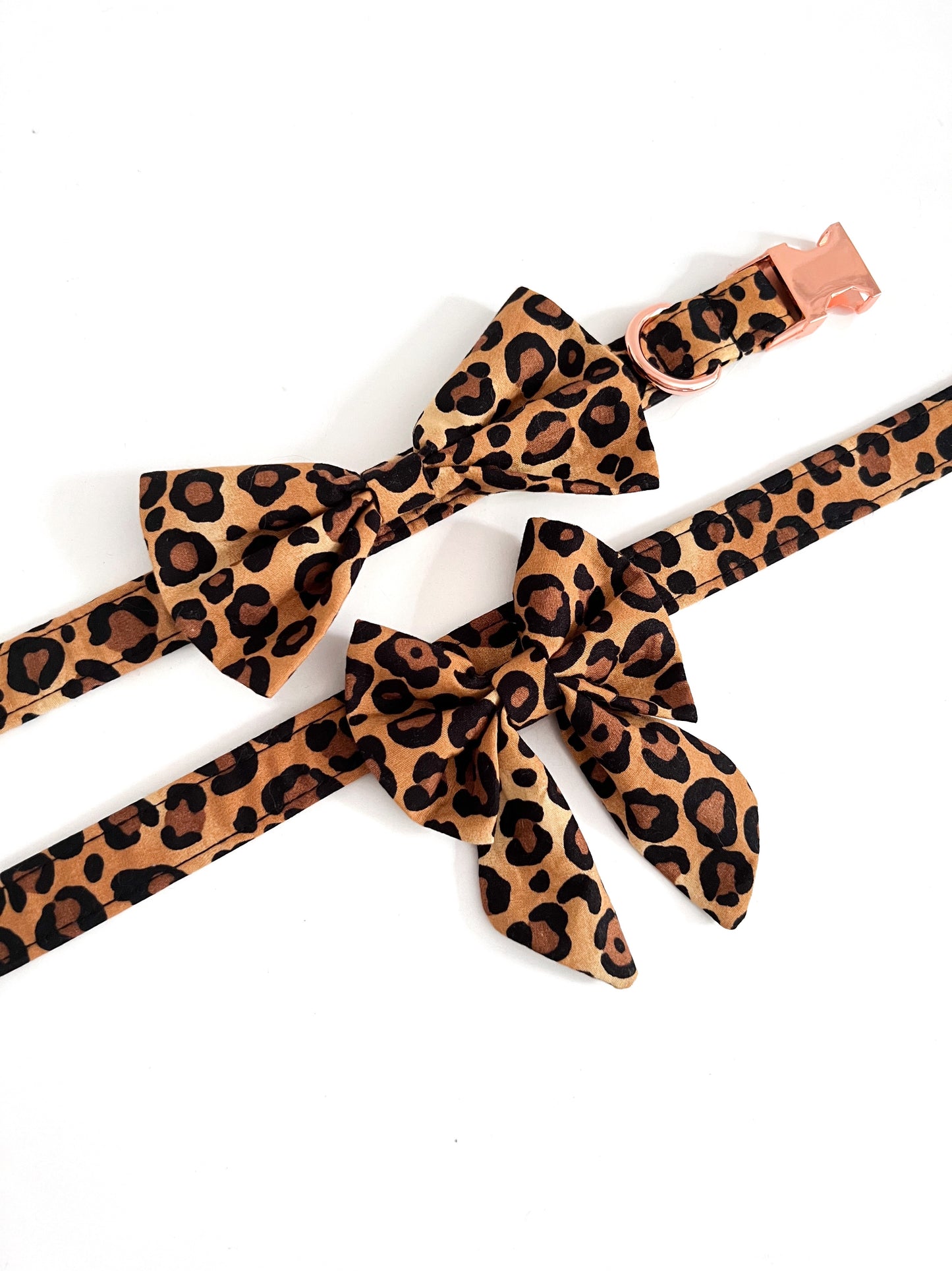 Collar | Fabric - Leopard Luxe