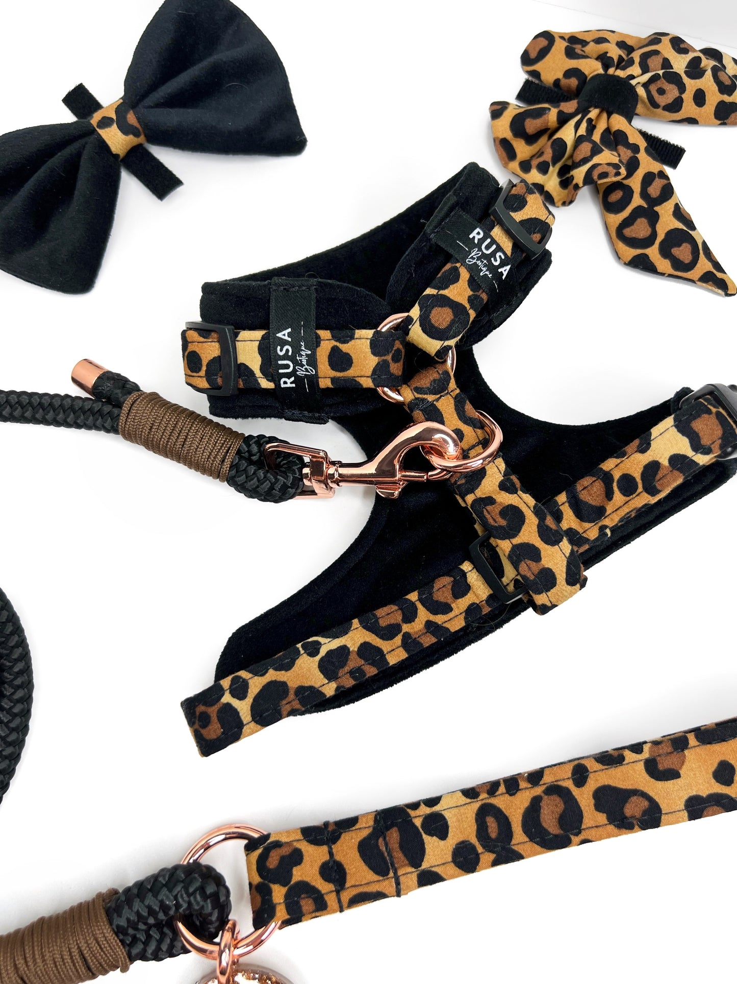 Harness | Fabric - Leopard Luxe