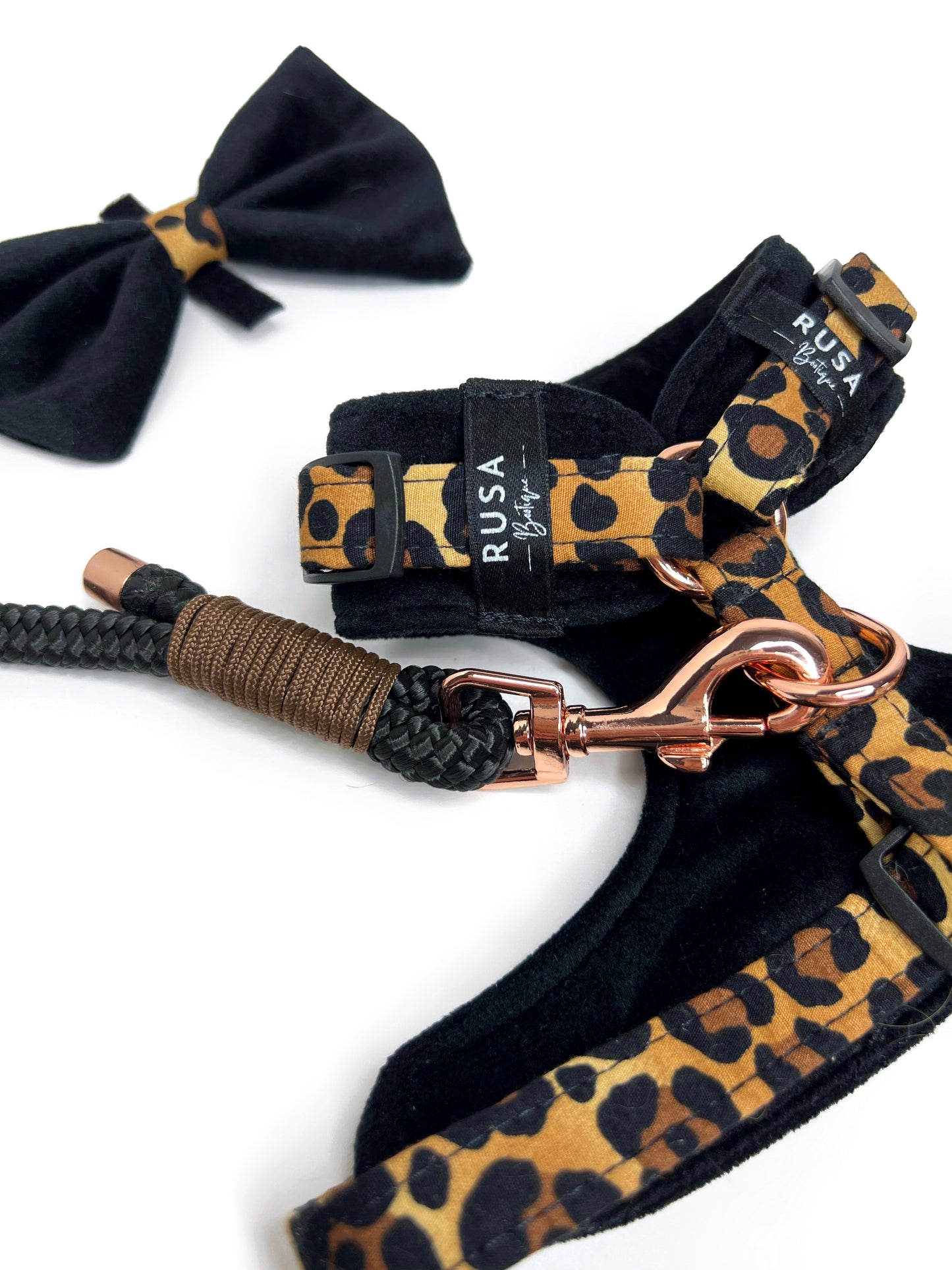 Harness | Fabric - Leopard Luxe