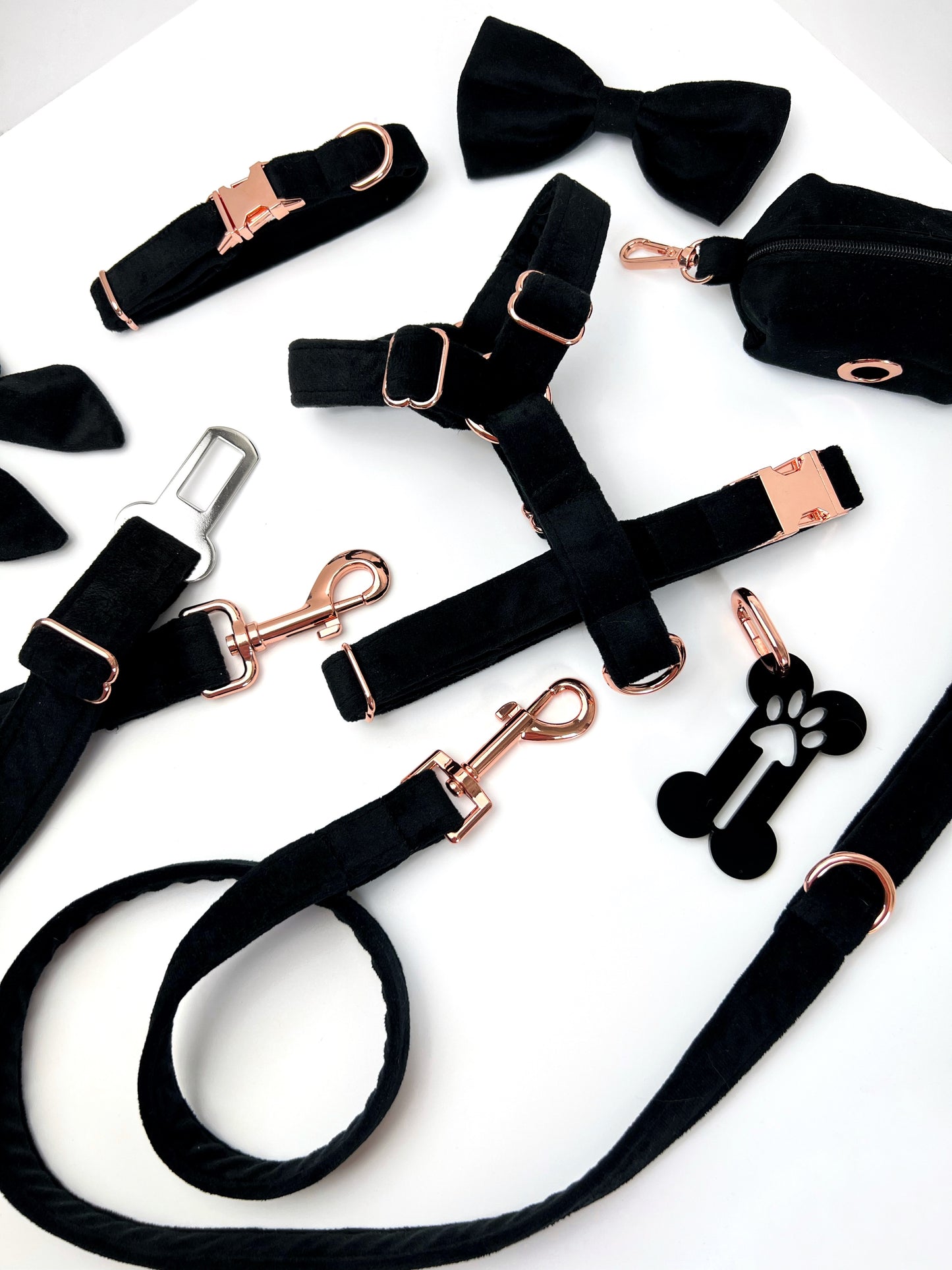 Harness | Fabric Strap - Black Onyx Velvet