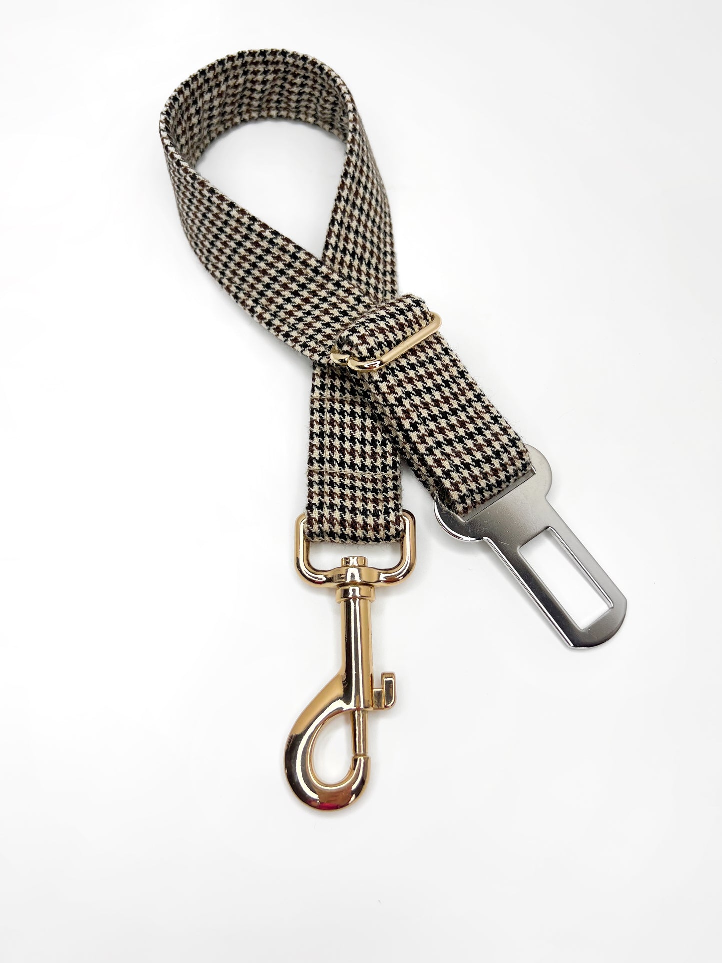 Seatbelt - Brown Houndstooth