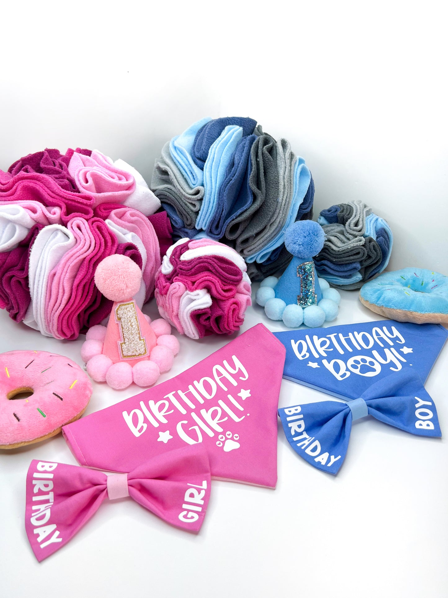 Birthday | Bandana - Pink/Blue