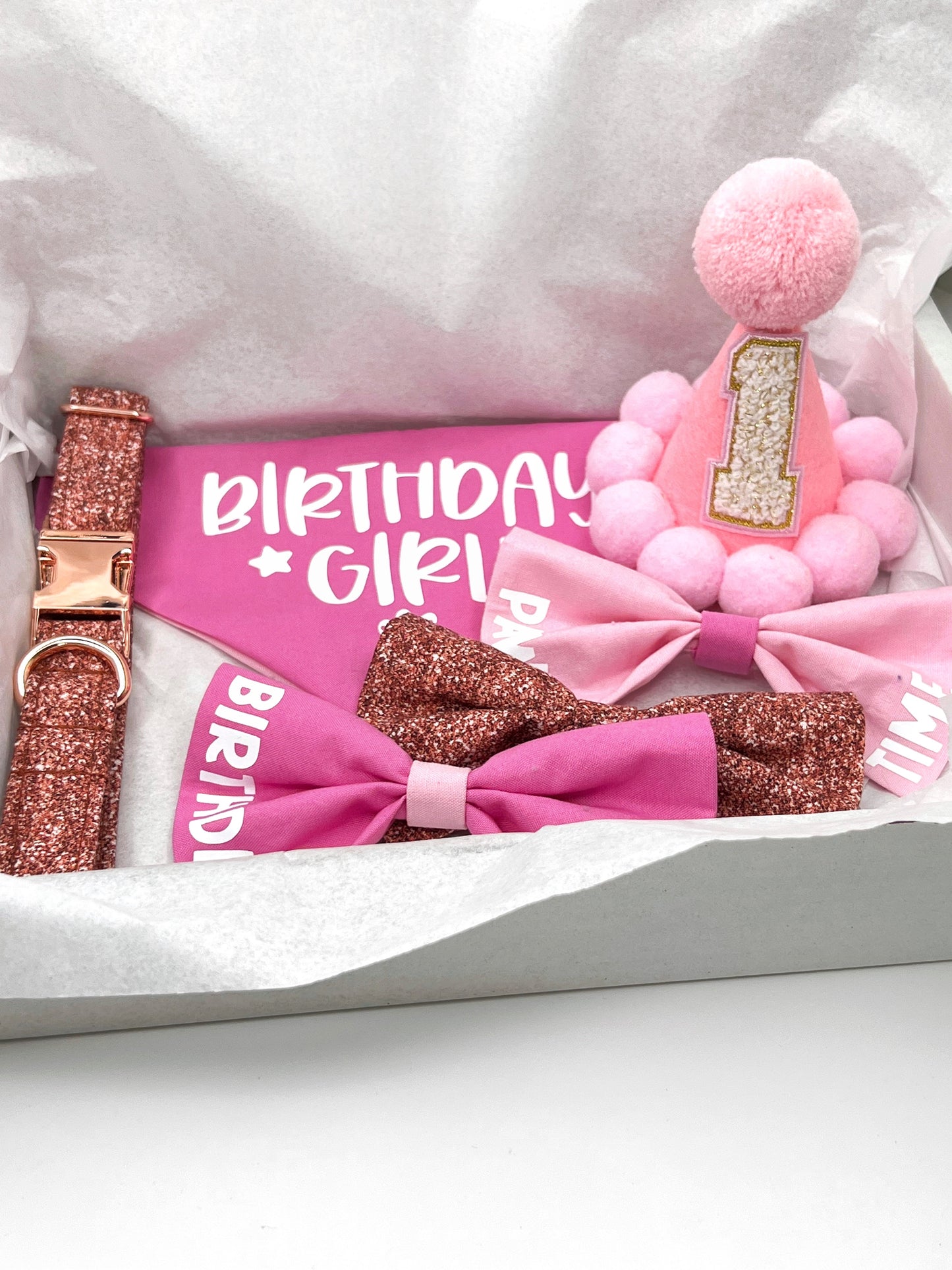 Birthday | Birthday Collar Bundle - Pink