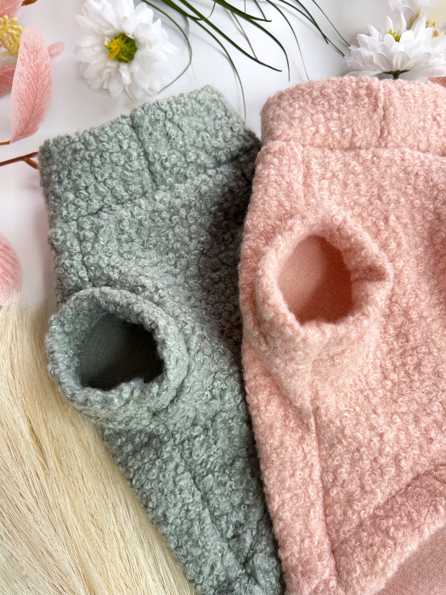 Made To Match | Teddy Borg Jumper | Tankie - Peachy Pink