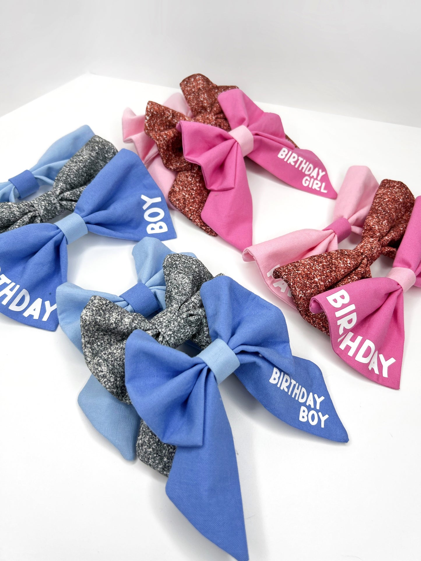 Birthday | Bows - Pink/Blue