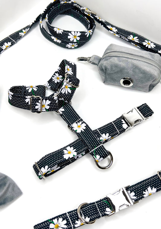 Harness | Fabric Strap - Daisy Dots