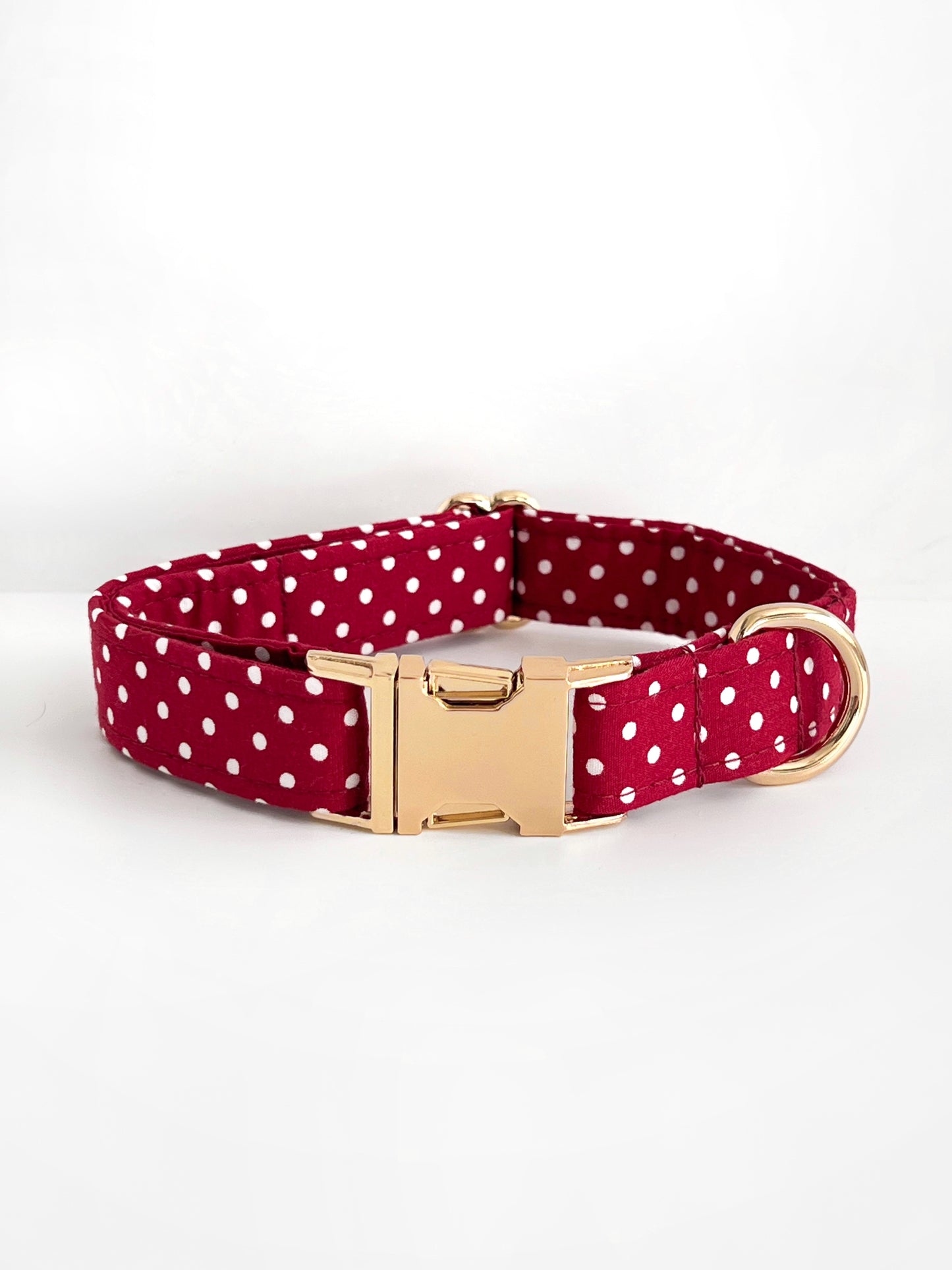 Collar | Fabric - Red Polka Dot