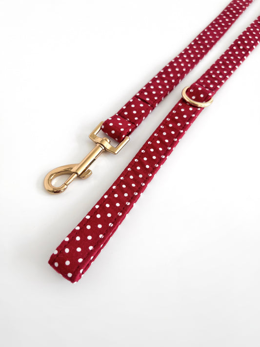 Lead | Fabric - Red Polka Dot