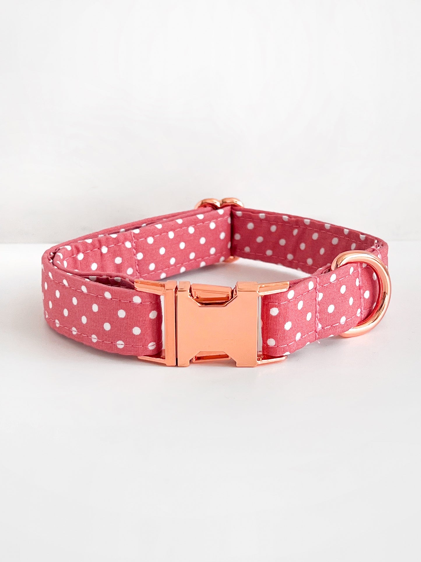 Collar | Fabric - Pink Polka Dot