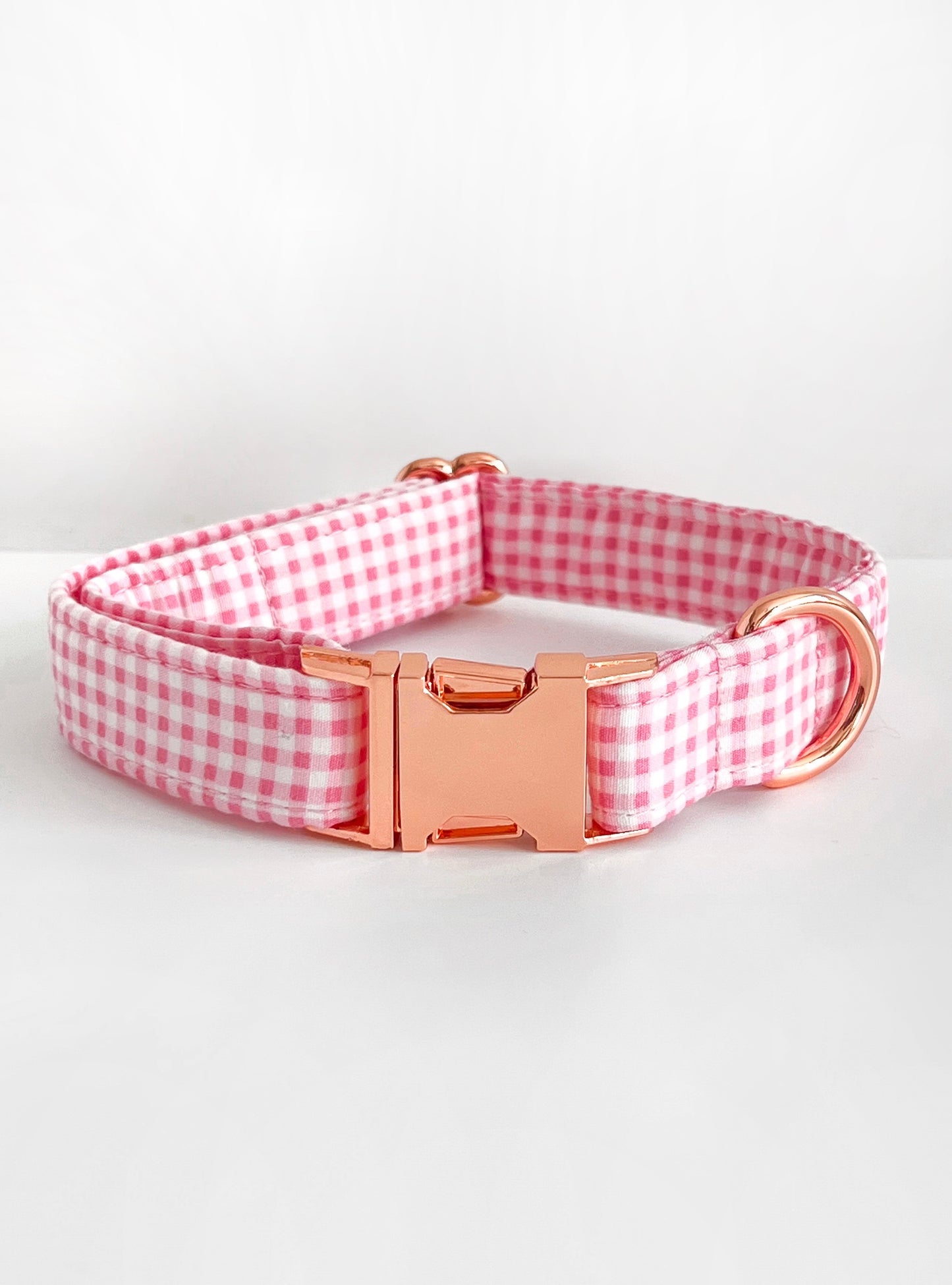 Collar | Fabric - Pink Gingham