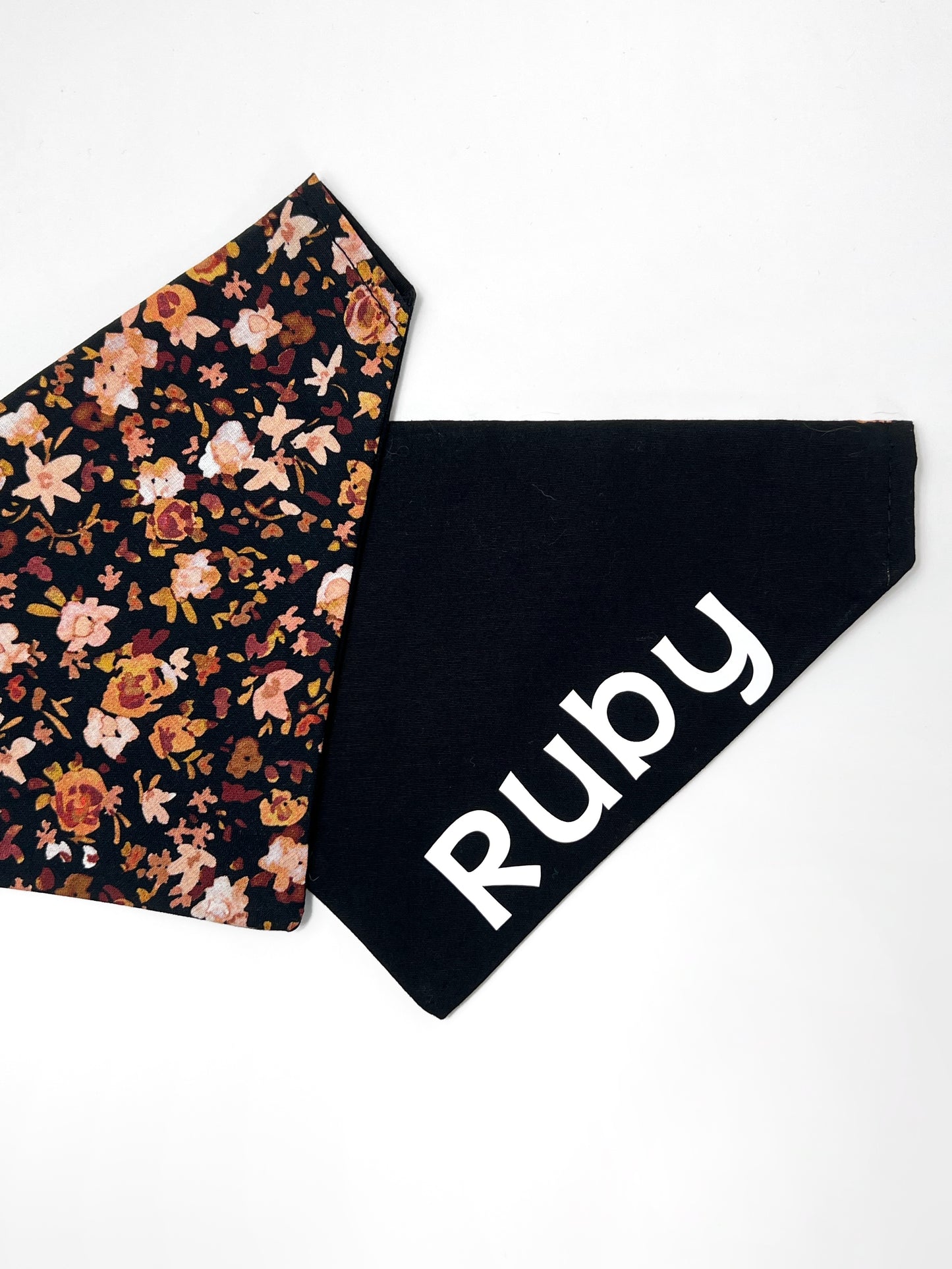 Bandana - Black Fall Florals