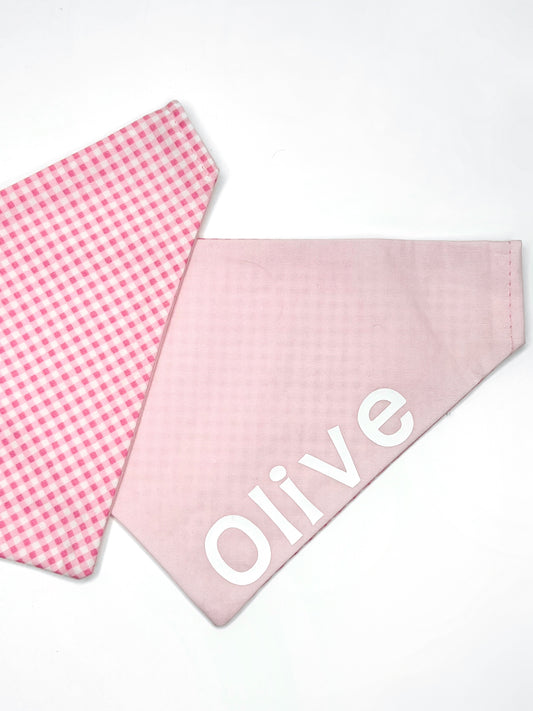 Bandana - Pink Gingham