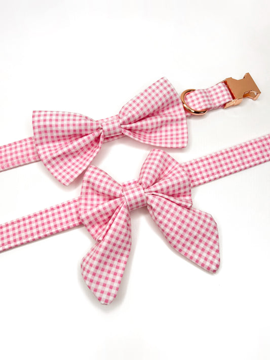 Bows - Pink Gingham