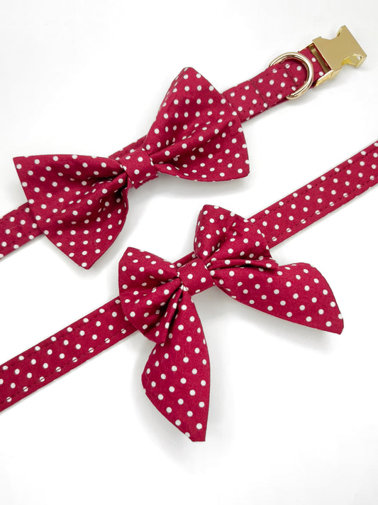 Bows - Red Polka Dot